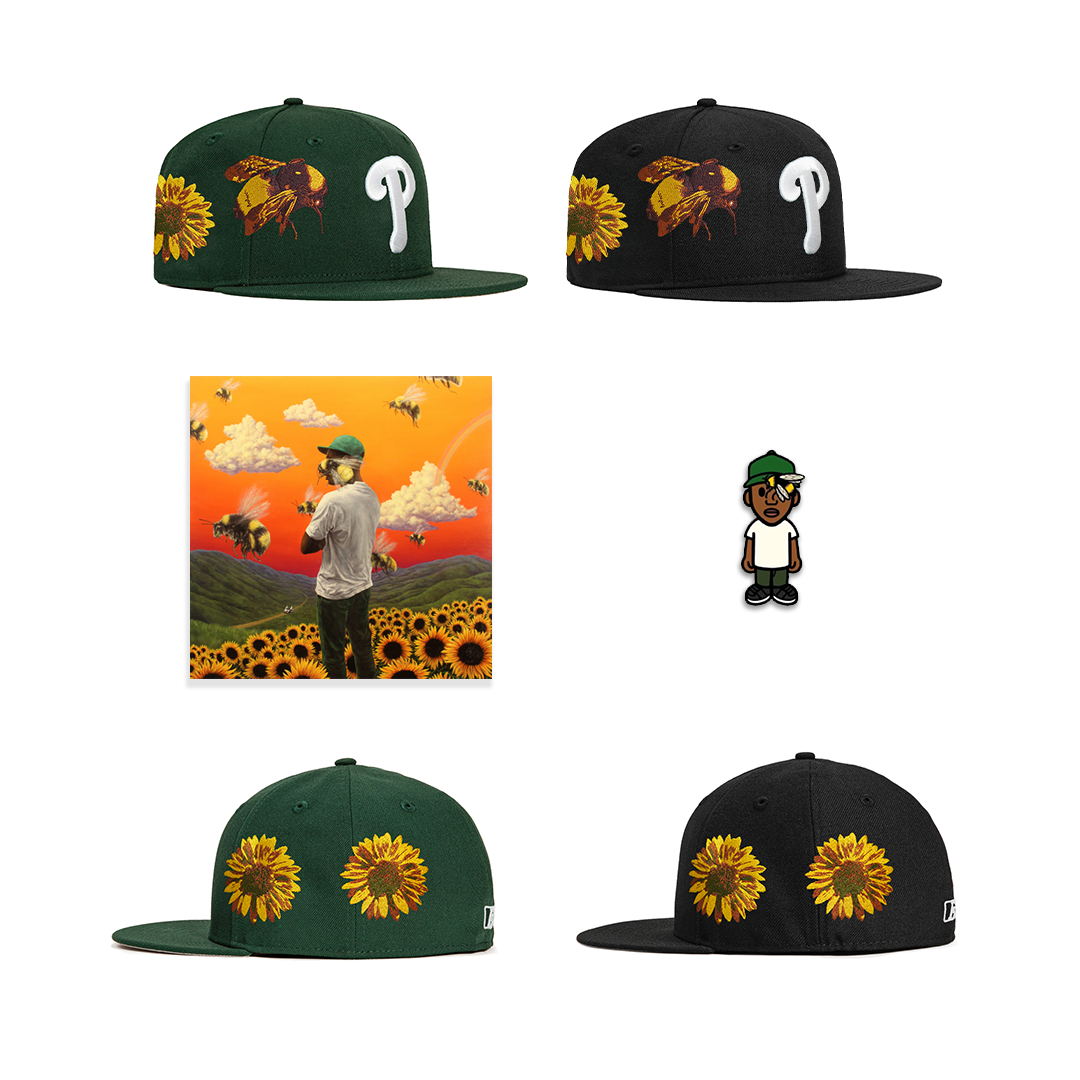 Flower Boy "Felicity" Fitted Black