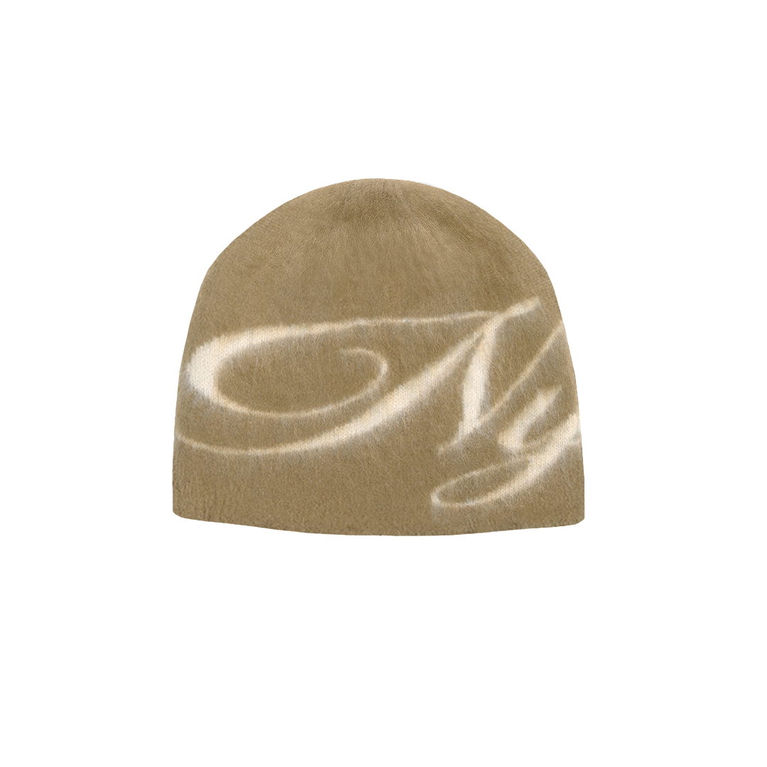 Mohair NY "Felicity" Beanie Tan