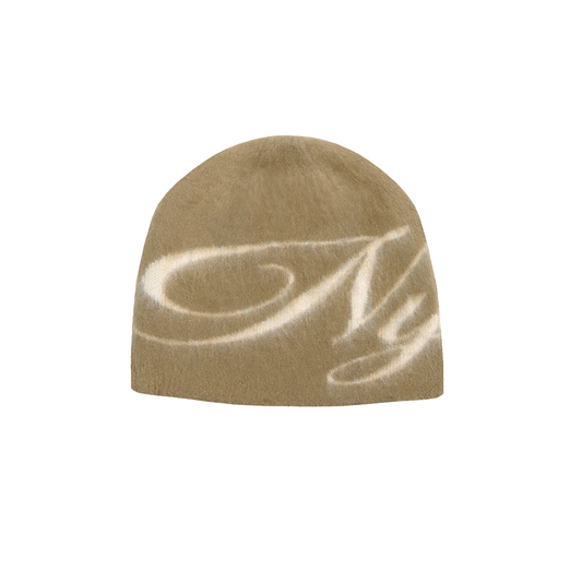 Mohair NY "Felicity" Beanie Tan