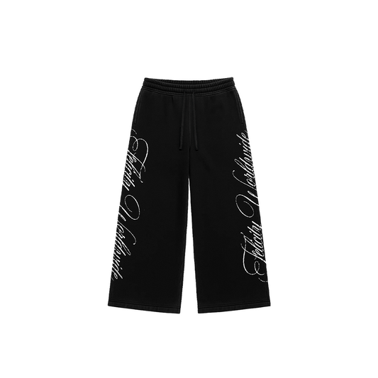 Calligraphy "Felicity" Sweatpants