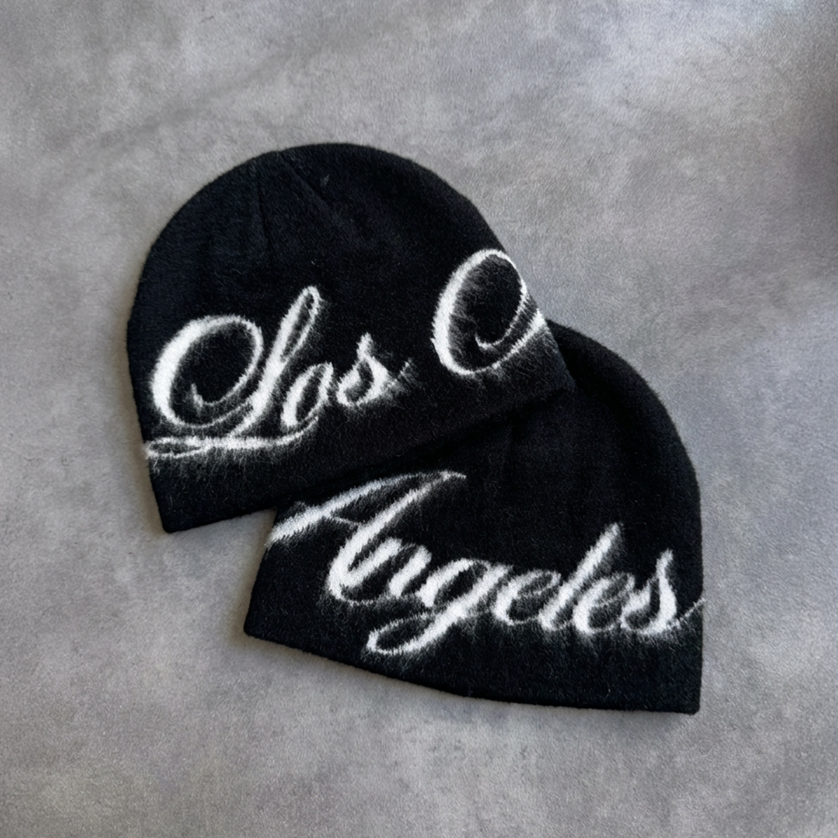 Mohair Los Angeles "Felicity" Beanie Black