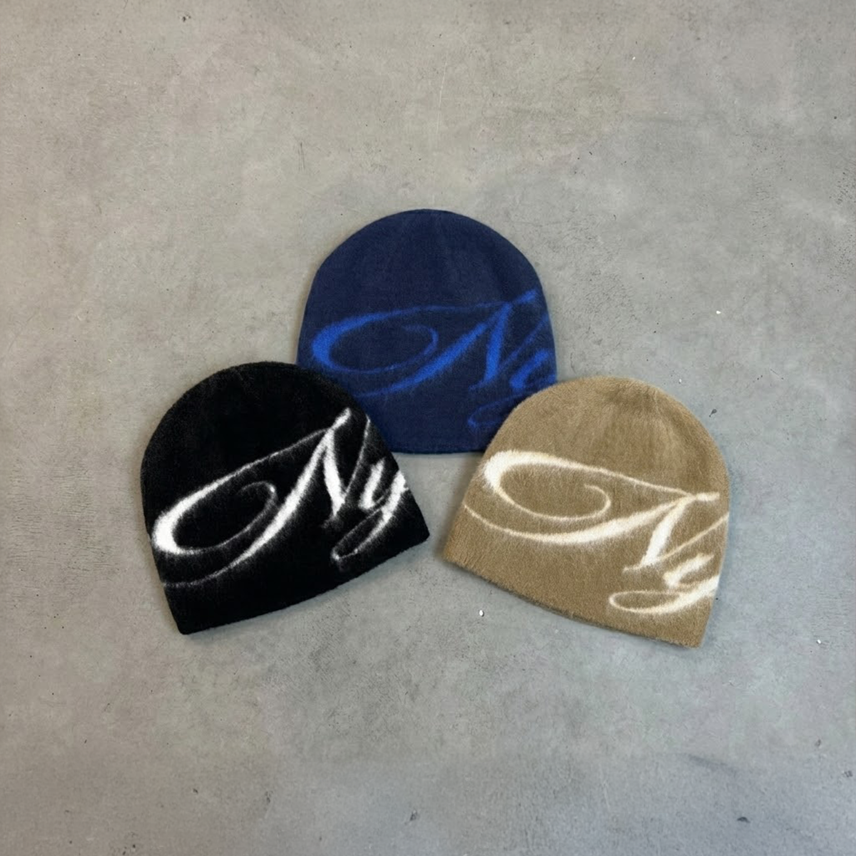 Mohair NY "Felicity" Beanie Navy